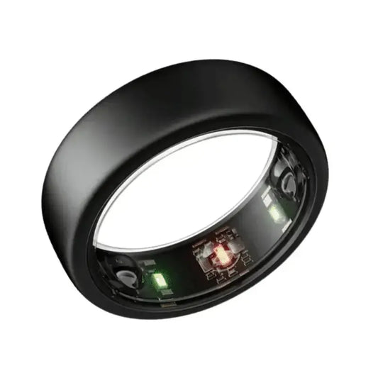 Smart Health Monitoring Ring - Wearable Biometric Tracker for Vital Signs & Wellness Management
